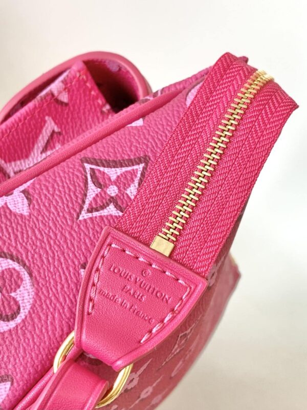 1:1 Replica Louis Vuitton LV Maxi Pochette Accessoires Pink/White Remarkable Bag For Women‎ M46161 - 8.3in/ 21cm