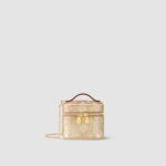 1:1 Replica Louis Vuitton LV Micro Vanity Bag Gold/ Sliver Unique Bag For Women M22920 M82467 - 11cm/ 4.3in