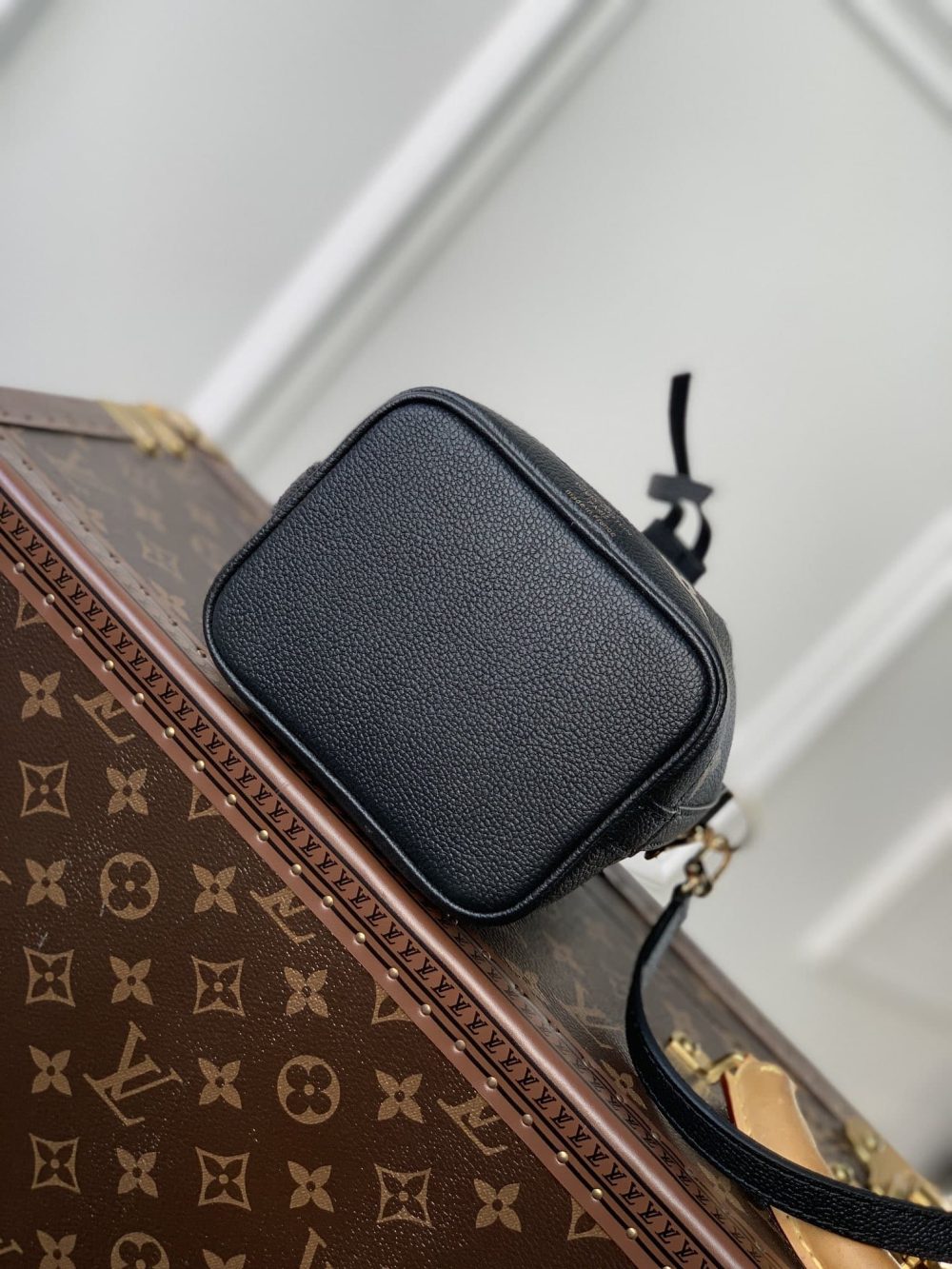 1:1 Replica Louis Vuitton LV Nano Noé Black/Grey Essential Bag For Women M46291 - 6.3in/ 16cm - Image 14