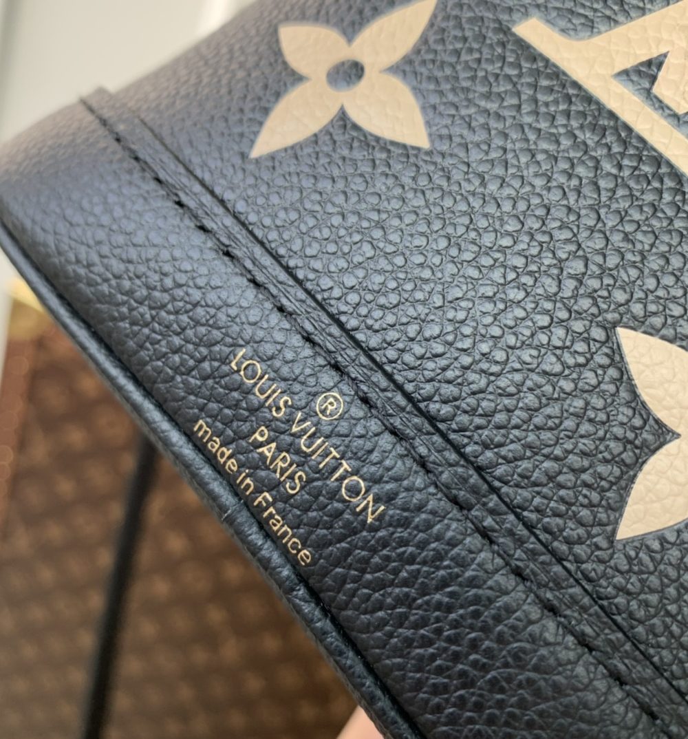 1:1 Replica Louis Vuitton LV Nano Noé Black/Grey Essential Bag For Women M46291 - 6.3in/ 16cm