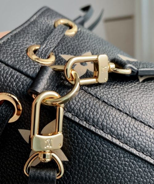 1:1 Replica Louis Vuitton LV Nano Noé Black/Grey Essential Bag For Women M46291 - 6.3in/ 16cm