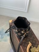 1:1 Replica Louis Vuitton LV Nano Noé Black/Grey Essential Bag For Women M46291 - 6.3in/ 16cm