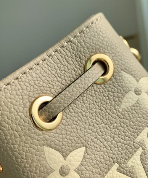 1:1 Replica Louis Vuitton LV Nano Noé Black/Grey Essential Bag For Women M46291 - 6.3in/ 16cm