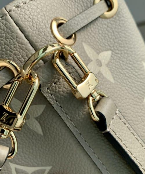 1:1 Replica Louis Vuitton LV Nano Noé Black/Grey Essential Bag For Women M46291 - 6.3in/ 16cm