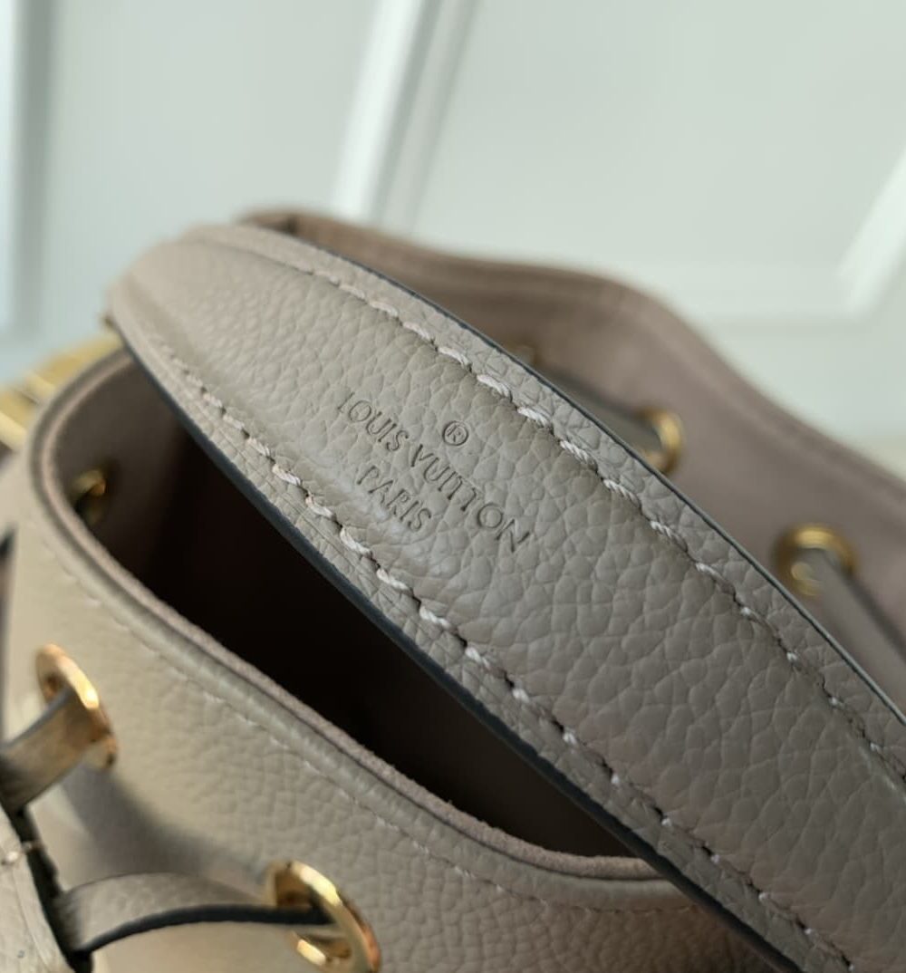 1:1 Replica Louis Vuitton LV Nano Noé Black/Grey Essential Bag For Women M46291 - 6.3in/ 16cm