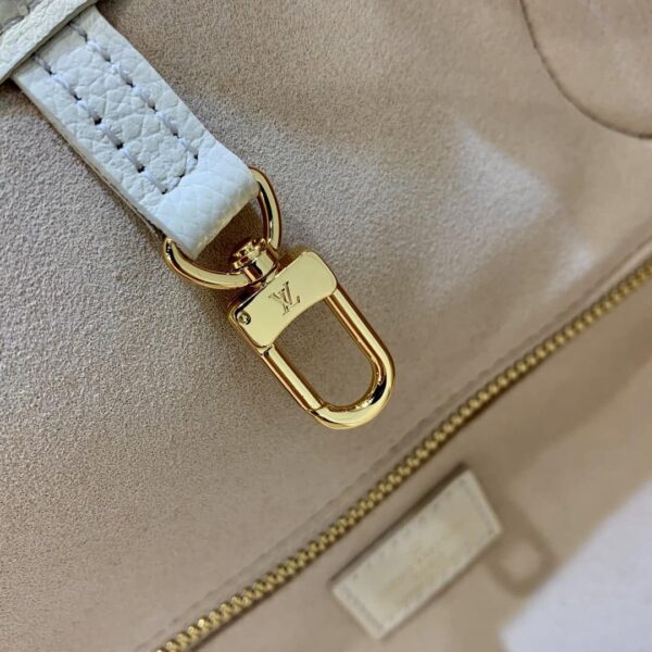1:1 Replica Louis Vuitton LV Neverfull MM Monogram Empreinte Leather Creme Luxury Bag For Women M21579 - 31cm/ 12.2in