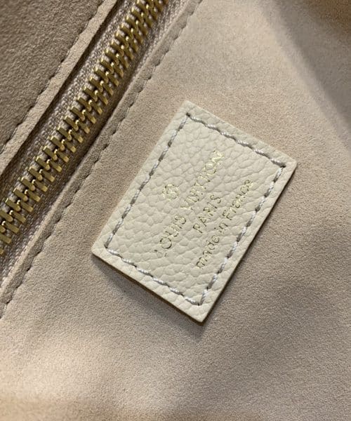 1:1 Replica Louis Vuitton LV Neverfull MM Monogram Empreinte Leather Creme Luxury Bag For Women M21579 - 31cm/ 12.2in