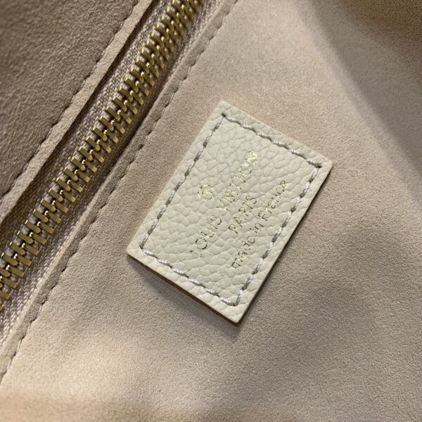 1:1 Replica Louis Vuitton LV Neverfull MM Monogram Empreinte Leather Creme Luxury Bag For Women M21579 - 31cm/ 12.2in
