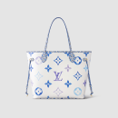 1:1 Replica Louis Vuitton LV Neverfull MM Other Monogram Canvas Blue Luxury Bag For Women M22979 - 12.2in/ 31cm