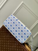 1:1 Replica Louis Vuitton LV Neverfull MM Other Monogram Canvas Blue Luxury Bag For Women M22979 - 12.2in/ 31cm