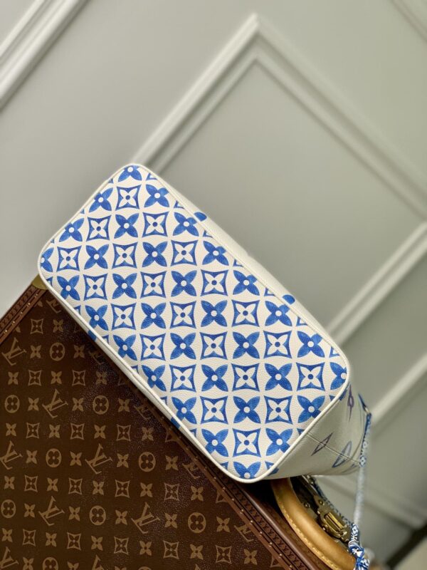 1:1 Replica Louis Vuitton LV Neverfull MM Other Monogram Canvas Blue Luxury Bag For Women M22979 - 12.2in/ 31cm
