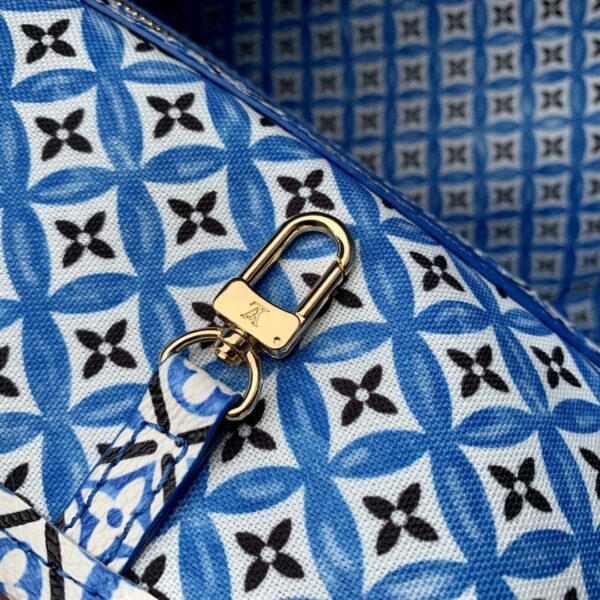 1:1 Replica Louis Vuitton LV Neverfull MM Other Monogram Canvas Blue Luxury Bag For Women M22979 - 12.2in/ 31cm