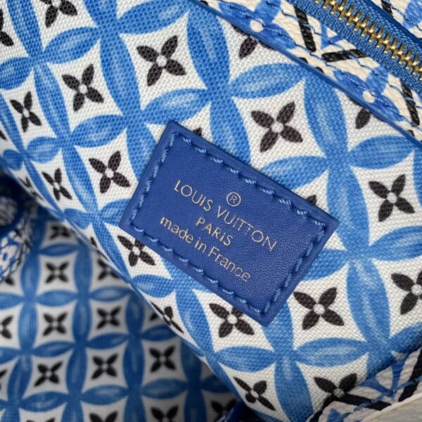 1:1 Replica Louis Vuitton LV Neverfull MM Other Monogram Canvas Blue Luxury Bag For Women M22979 - 12.2in/ 31cm