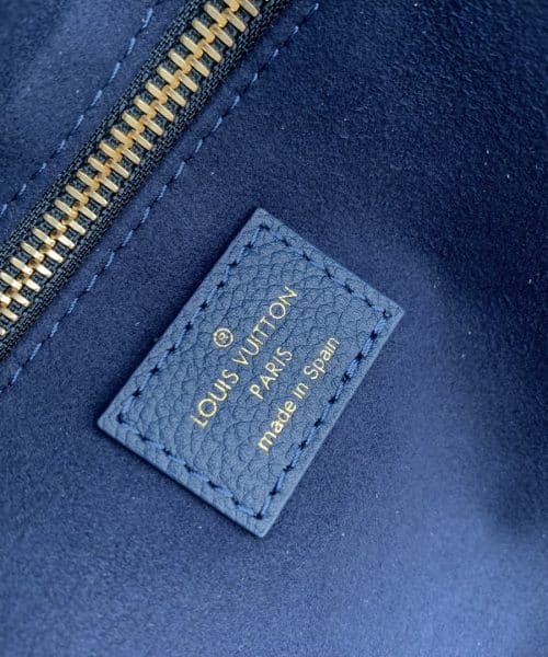 1:1 Replica Louis Vuitton LV Neverfull MM Monogram Empreinte Gradient Blue Luxury Women Bag M46514 - 30.9cm/ 12.2in