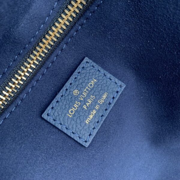 1:1 Replica Louis Vuitton LV Neverfull MM Monogram Empreinte Gradient Blue Luxury Women Bag M46514 - 30.9cm/ 12.2in