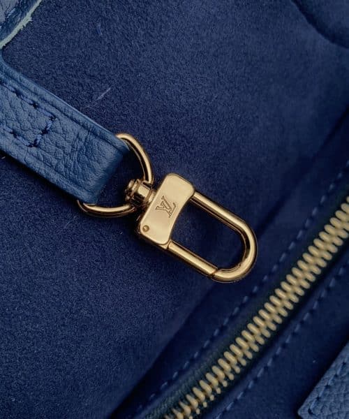 1:1 Replica Louis Vuitton LV Neverfull MM Monogram Empreinte Gradient Blue Luxury Women Bag M46514 - 30.9cm/ 12.2in