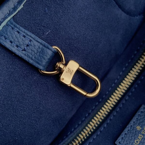 1:1 Replica Louis Vuitton LV Neverfull MM Monogram Empreinte Gradient Blue Luxury Women Bag M46514 - 30.9cm/ 12.2in