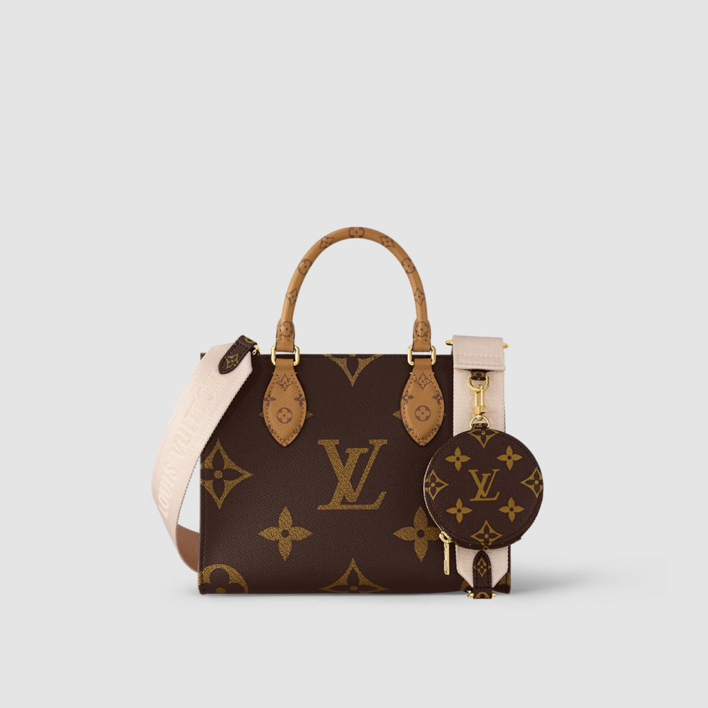 1:1 Replica Louis Vuitton LV OnTheGo PM Monogram Canvas Brown Luxury Bag For Women M46373 - 9.8in/25 cm