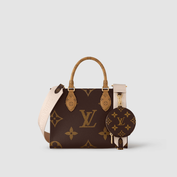 1:1 Replica Louis Vuitton LV OnTheGo PM Monogram Canvas Brown Luxury Bag For Women M46373 - 9.8in/25 cm