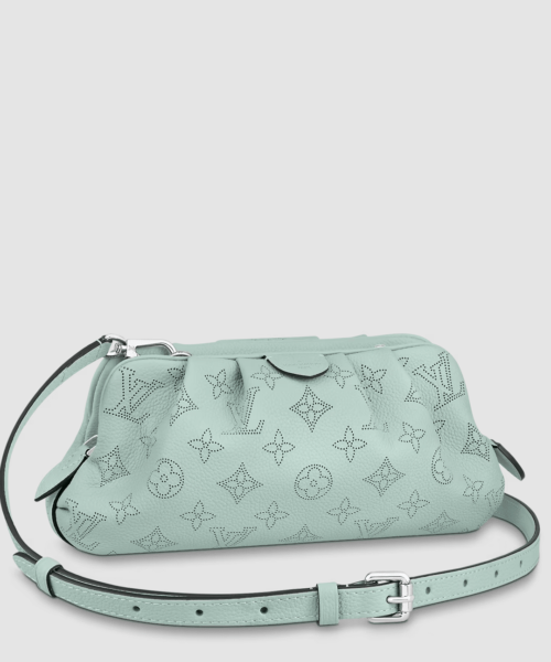 1:1 Replica Louis Vuitton LV Scala Mini Pouch Vert Lagon 9in/ 23cm M80094 Luxury Bag For Women
