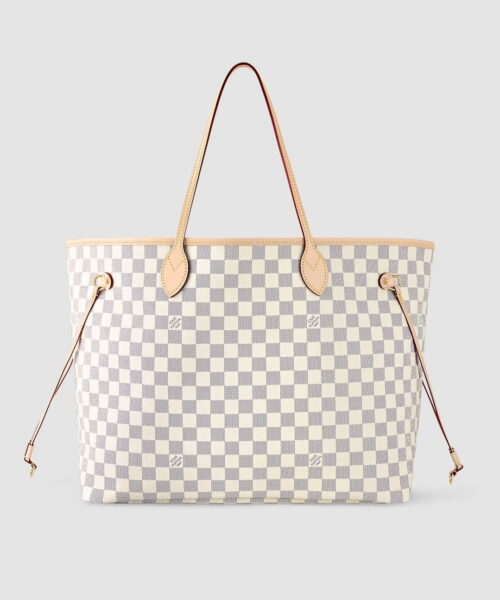 1:1 Replica Louis Vuitton LV Neverfull GM Damier Azur Canvas Luxury Bag For Women N41604 - 15.4in/39cm