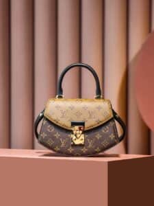 1:1 Replica Louis Vuitton LV Tilsitt Monogram Light Brown M46548 Luxurious Bag  For Women 9.5in/24cm