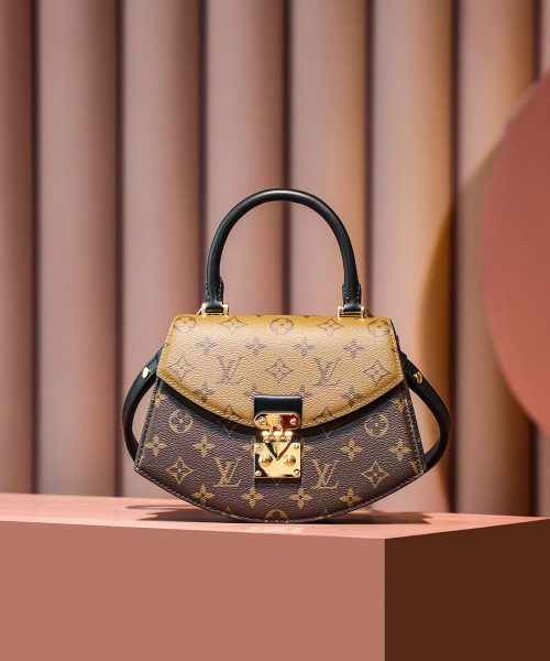 1:1 Replica Louis Vuitton LV Tilsitt Monogram Light Brown M46548 Luxurious Bag  For Women 9.5in/24cm