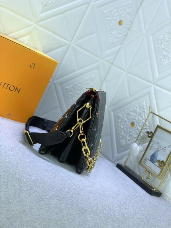 1:1 Replica Louis Vuitton LV Coussin MM Puffy Black Luxury Bag For Women M21204 - 13.4in/34cm