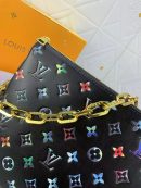 1:1 Replica Louis Vuitton LV Coussin MM Puffy Black Luxury Bag For Women M21204 - 13.4in/34cm