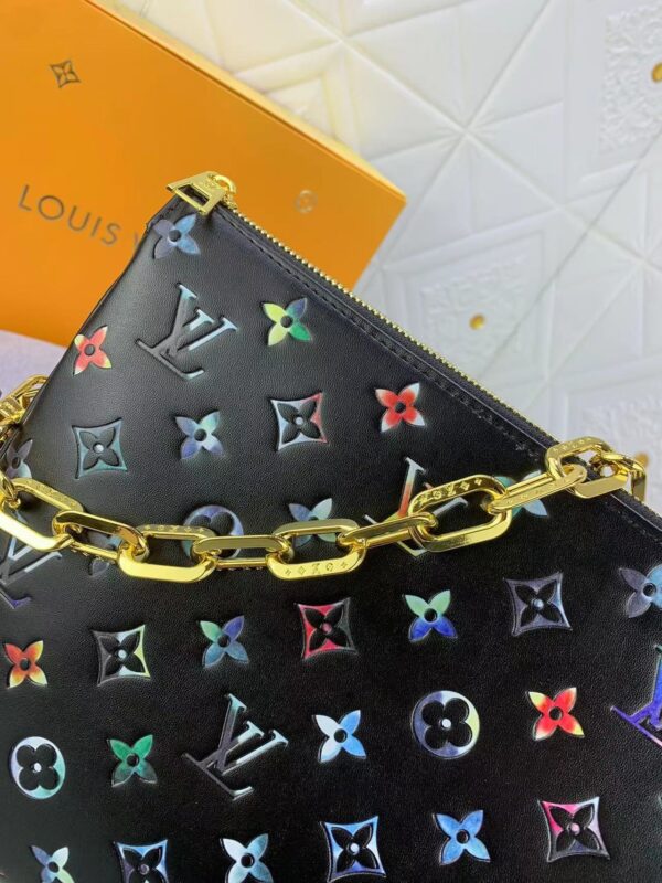 1:1 Replica Louis Vuitton LV Coussin MM Puffy Black Luxury Bag For Women M21204 - 13.4in/34cm
