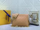 1:1 Replica Louis Vuitton LV Coussin PM Monogram Embossed Puffy Cream Luxury Bag For Women -  10.2in/26cm