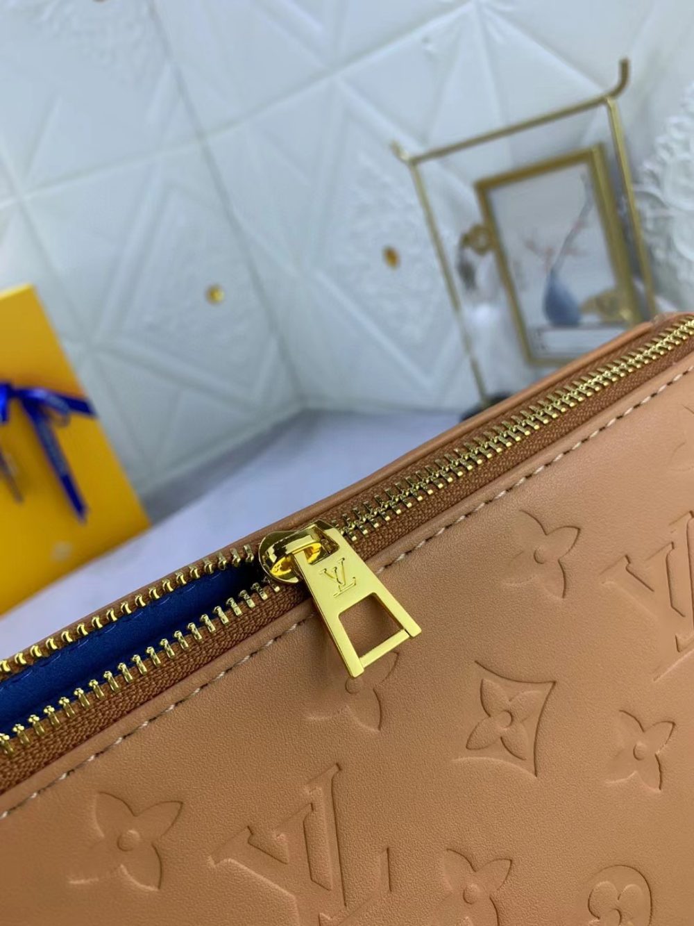 1:1 Replica Louis Vuitton LV Coussin PM Monogram Embossed Puffy Cream Luxury Bag For Women -  10.2in/26cm - Image 5