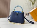 1:1 Replica Louis Vuitton LV Capucines BB Blue Luxury Bag For Women - 10.6in/27cm