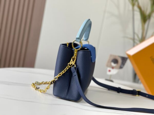 1:1 Replica Louis Vuitton LV Capucines BB Blue Luxury Bag For Women - 10.6in/27cm