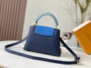 1:1 Replica Louis Vuitton LV Capucines BB Blue Luxury Bag For Women - 10.6in/27cm
