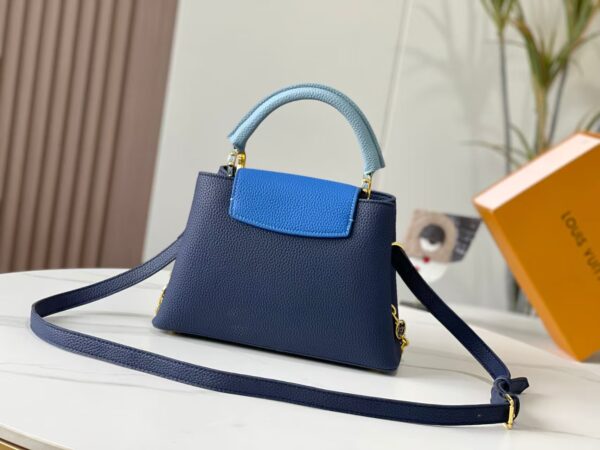 1:1 Replica Louis Vuitton LV Capucines BB Blue Luxury Bag For Women - 10.6in/27cm