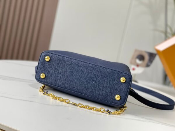 1:1 Replica Louis Vuitton LV Capucines BB Blue Luxury Bag For Women - 10.6in/27cm