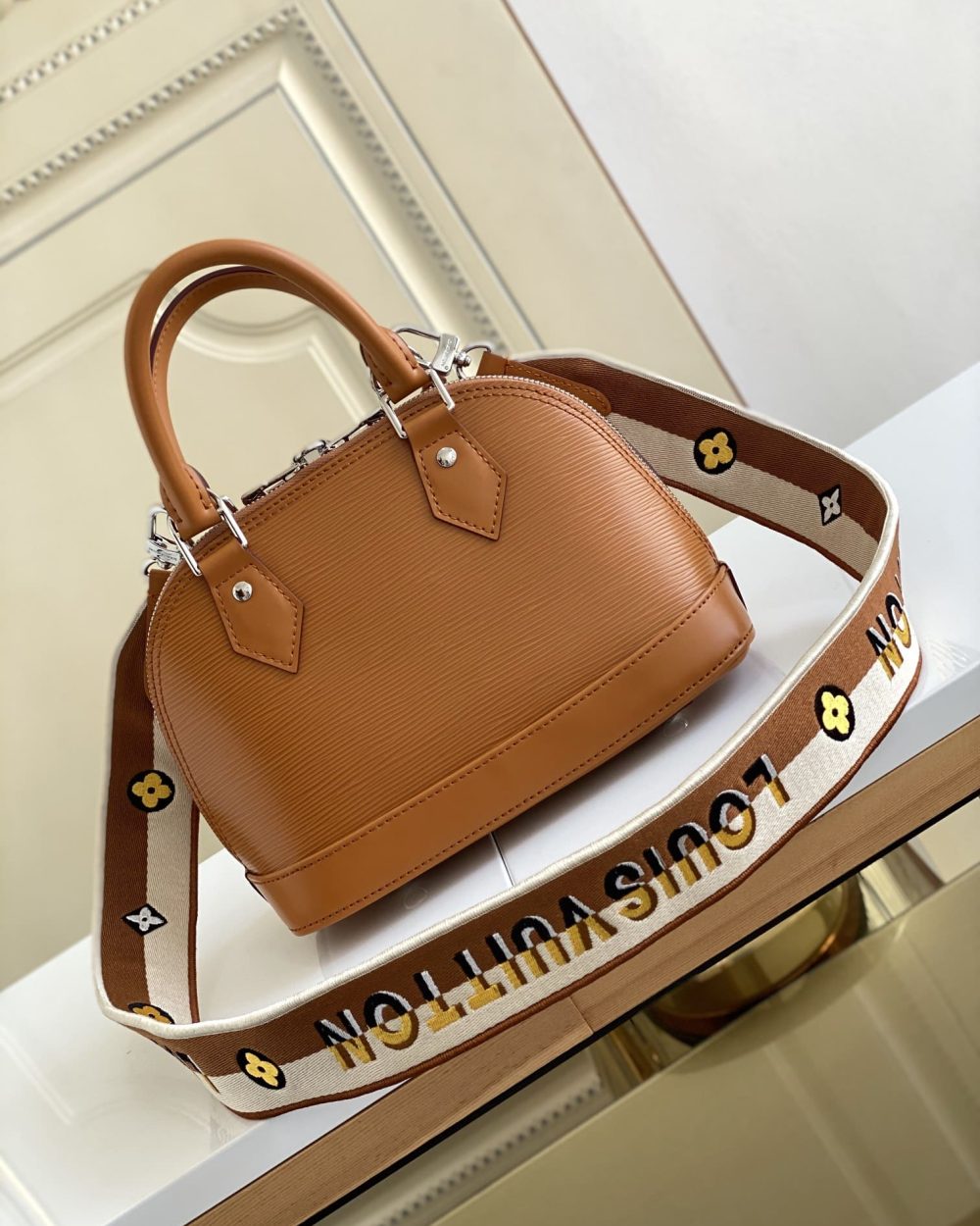 1:1 Replica Louis Vuitton LV Alma BB Epi Leather Black/ Exclusive Bag For Women M59217 - 9.2in/ 23.5cm