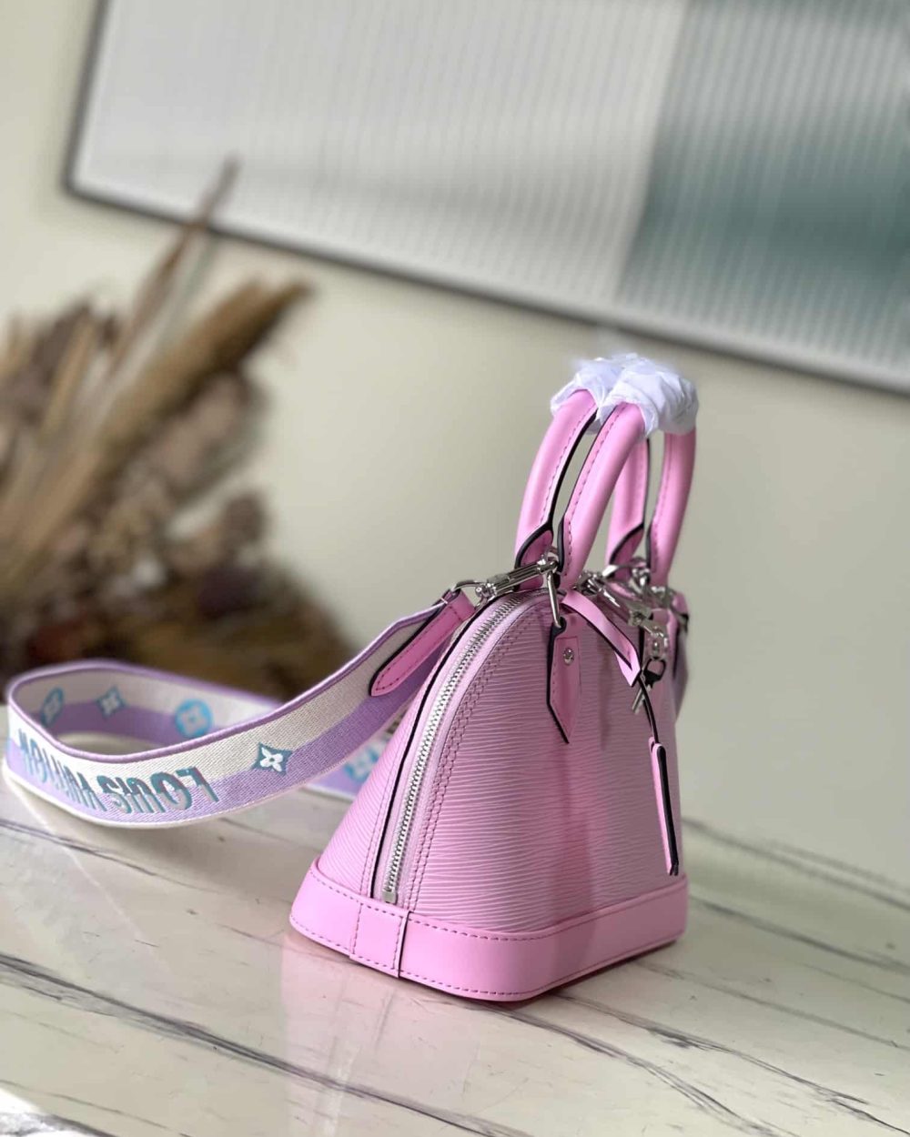 1:1 Replica Louis Vuitton LV Alma BB Epi Leather Black/ Exclusive Bag For Women M59217 - 9.2in/ 23.5cm