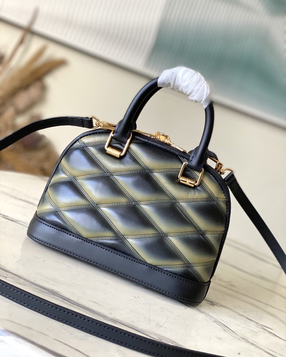 1:1 Replica Louis Vuitton LV Alma BB Malletage Leather Exclusive Bag For Women M23576 - 9.2in/ 23.5cm