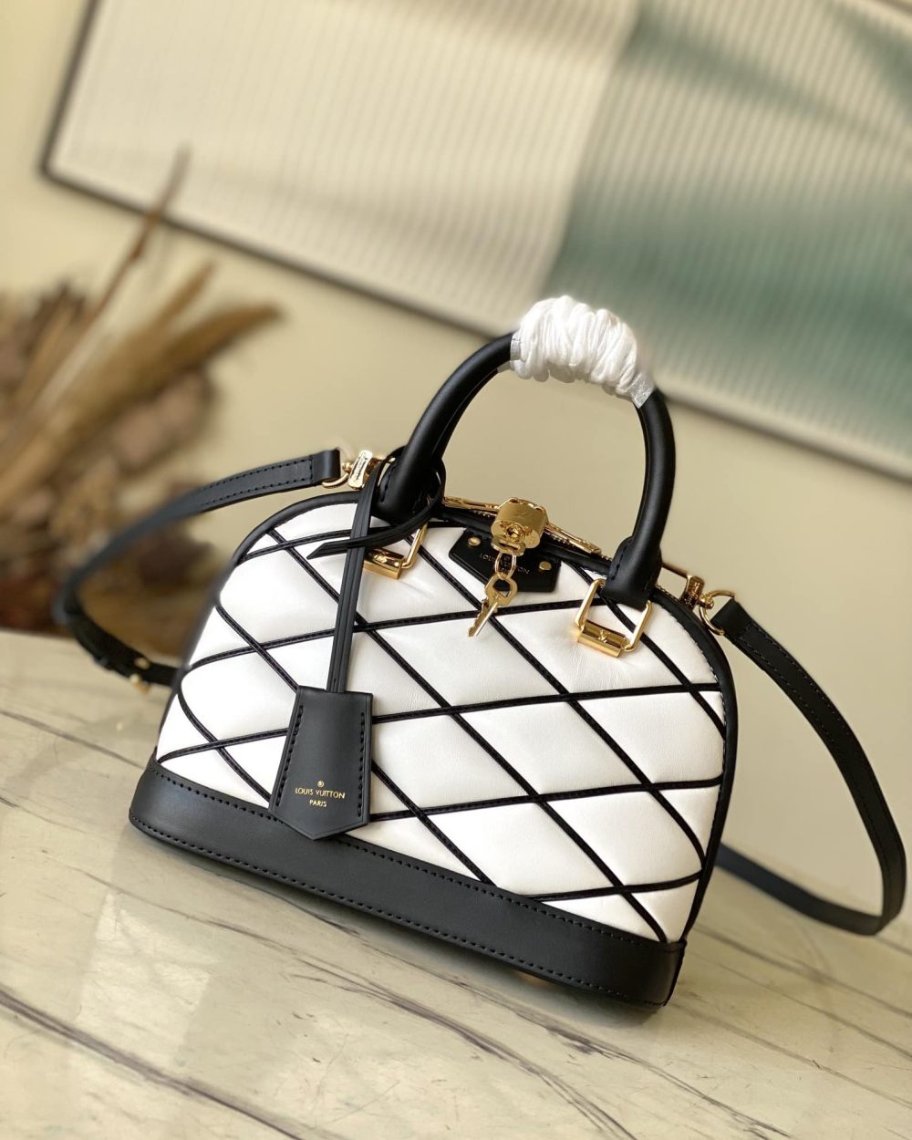 1:1 Replica Louis Vuitton LV Alma BB Malletage Leather Exclusive Bag For Women M23761 - 9.2in/ 23.5cm