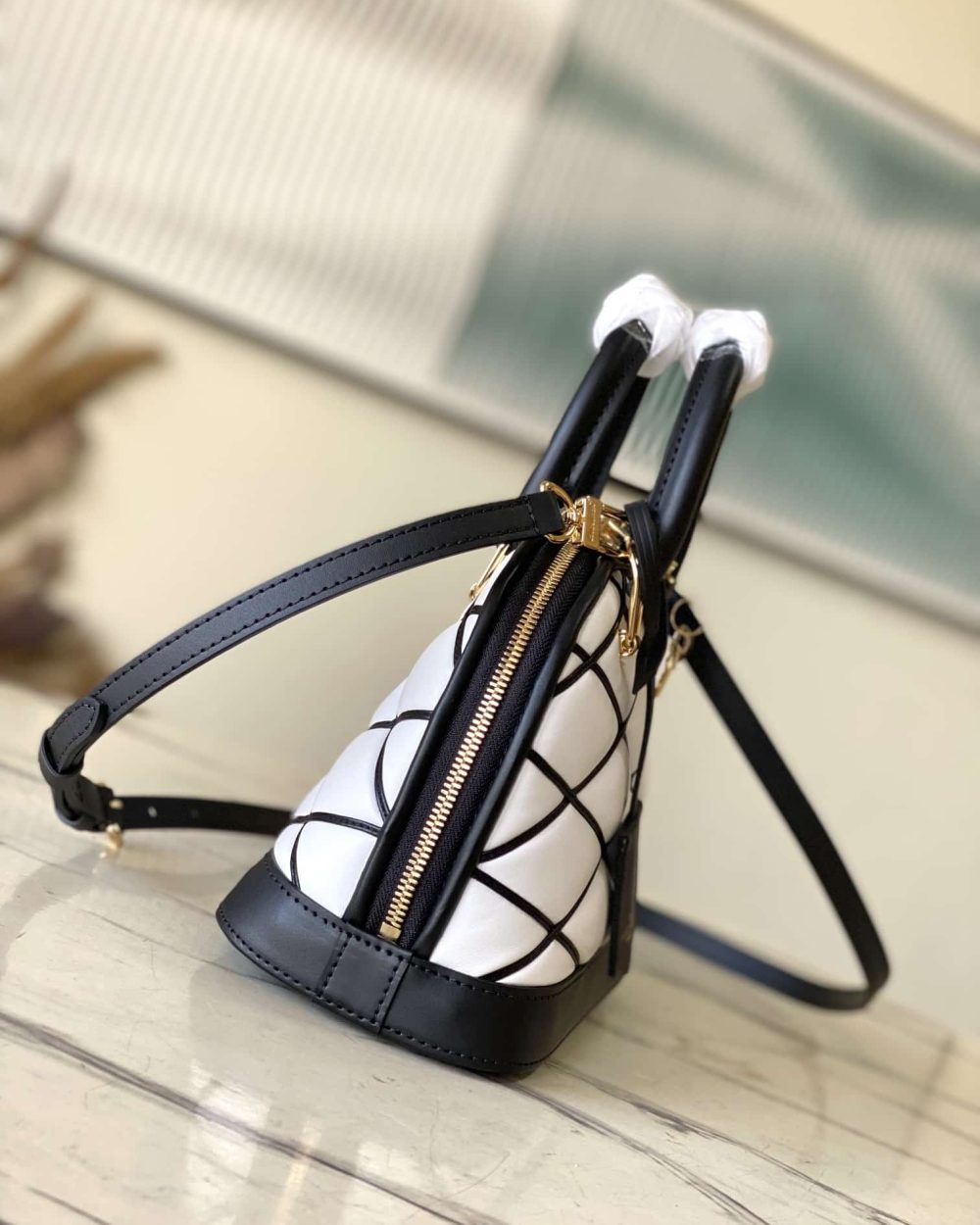 1:1 Replica Louis Vuitton LV Alma BB Malletage Leather Exclusive Bag For Women M23761 - 9.2in/ 23.5cm