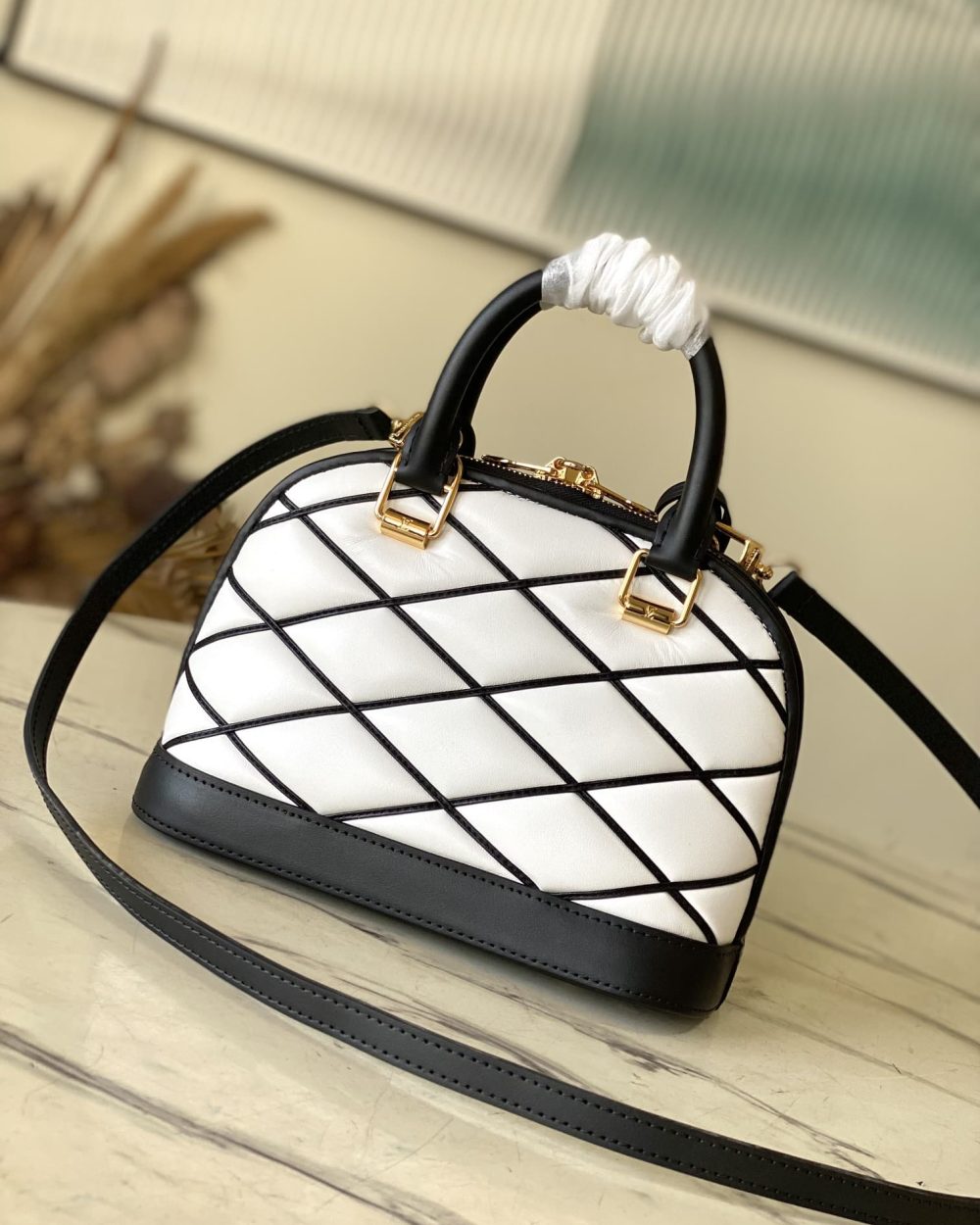 1:1 Replica Louis Vuitton LV Alma BB Malletage Leather Exclusive Bag For Women M23761 - 9.2in/ 23.5cm