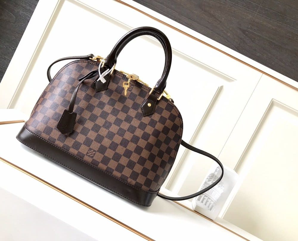 1:1 Replica Louis Vuitton LV Alma PM Damier Ebene Canvas Exclusive Bag For Women N53151 - 12.6in/ 32cm