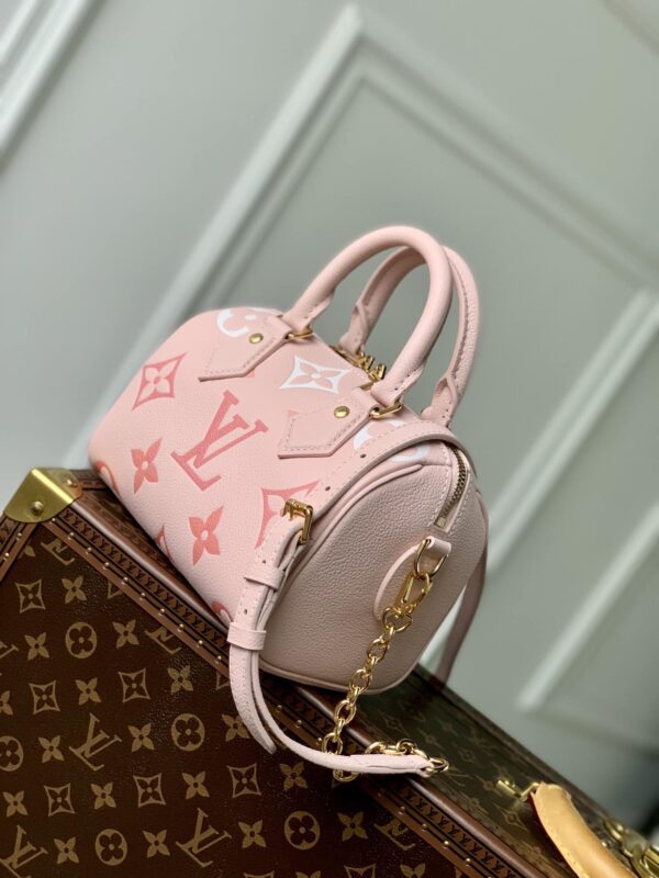 1:1 Replica Louis Vuitton LV Speedy Bandoulière 20 Monogram Empreinte Leather For Women M46518- 8.1 Inches/ 20.5 Cm
