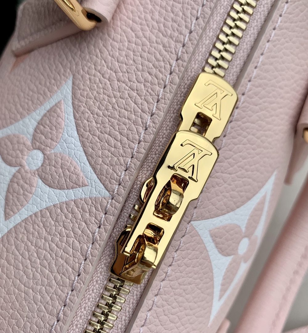 1:1 Replica Louis Vuitton LV Speedy Bandoulière 20 Monogram Empreinte Leather For Women M46518- 8.1 Inches/ 20.5 Cm