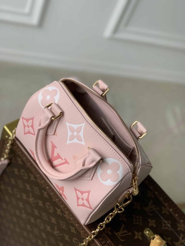 1:1 Replica Louis Vuitton LV Speedy Bandoulière 20 Monogram Empreinte Leather For Women M46518- 8.1 Inches/ 20.5 Cm