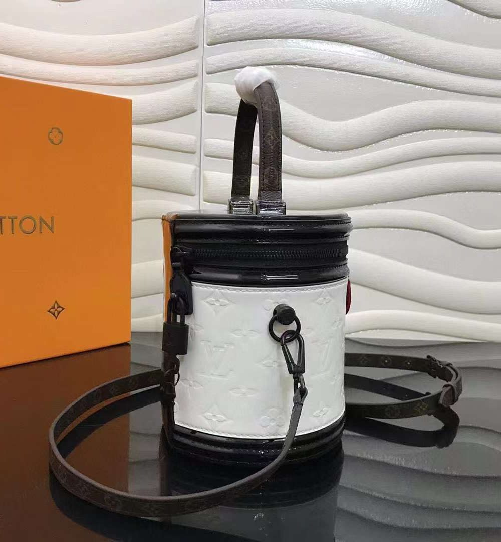 1:1 Replica Louis Vuitton LV Cannes Monogram White Luxury Bag For Women M20487 - 17cm/6.7in