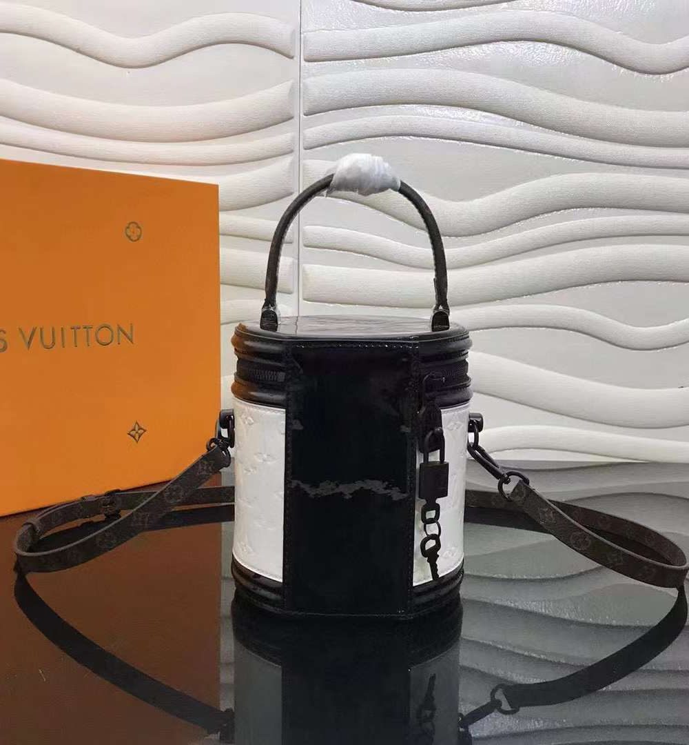 1:1 Replica Louis Vuitton LV Cannes Monogram White Luxury Bag For Women M20487 - 17cm/6.7in