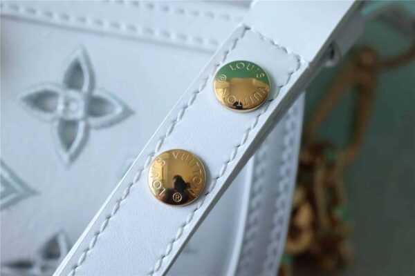 1:1 Replica Louis Vuitton LV Dauphine East West White Luxury Bag For Women M20739 -‎ 9.6in/24.5cm